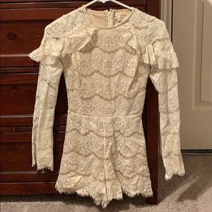 GB Girls Lace one piece romper XS